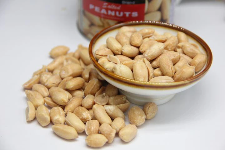 Ljúffengar ristaðar saltaðar hnetur